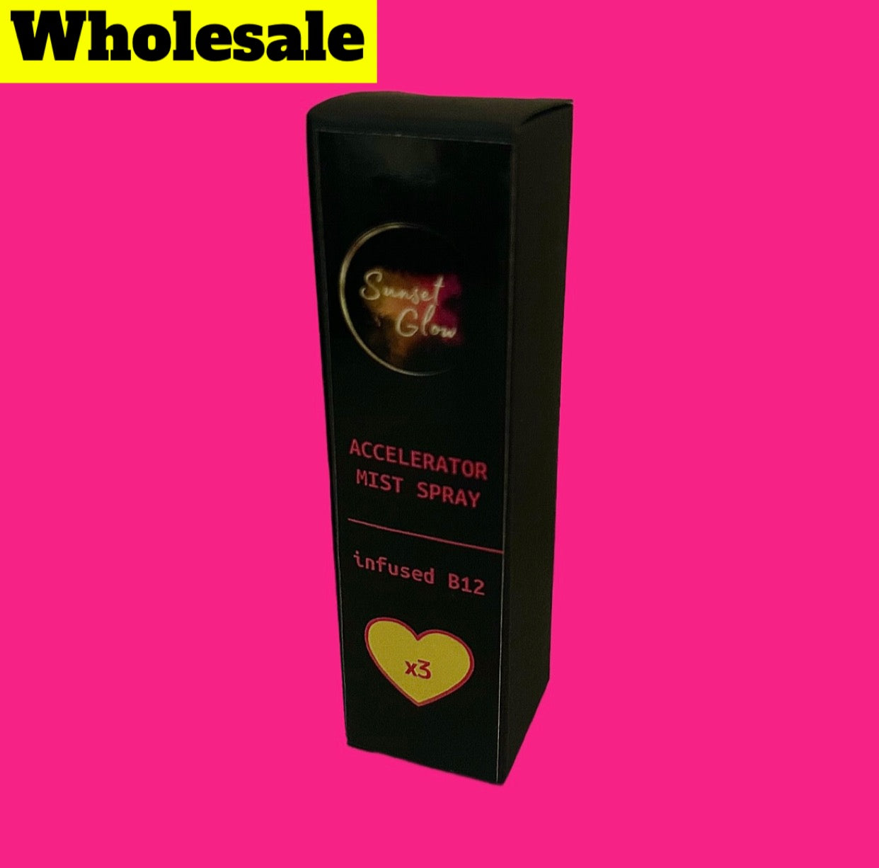 Wholesale Accelerator mist spray infused with B12 (triple strength)